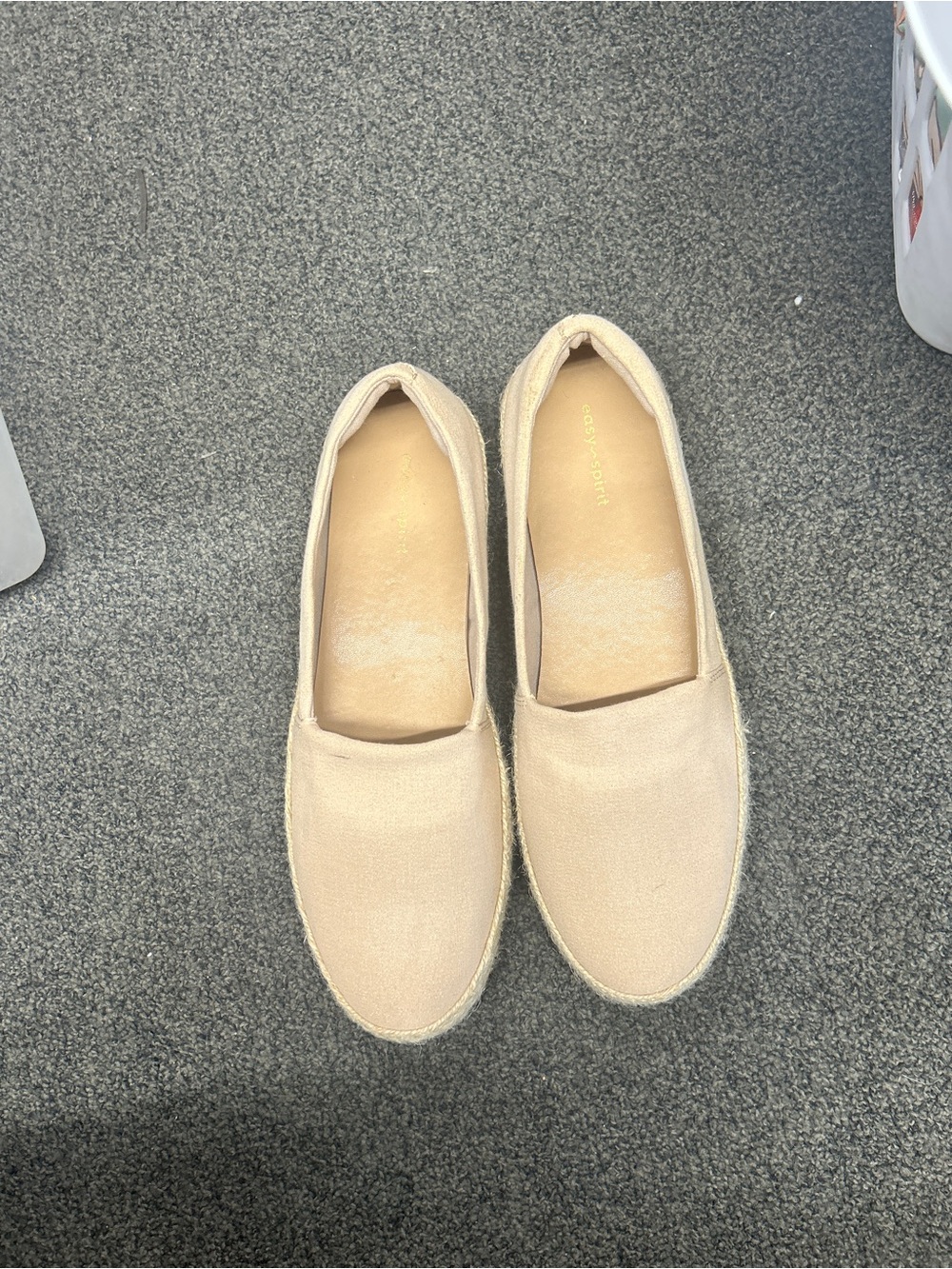 Easy Spirit Beige Slip-On Espadrilles